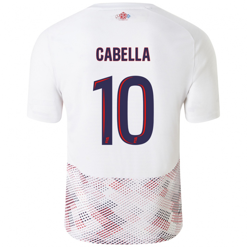 Kinderen Rémy Cabella #10 Wit Koningsblauw Uitshirt Uittenue 2024/25 T-Shirt België