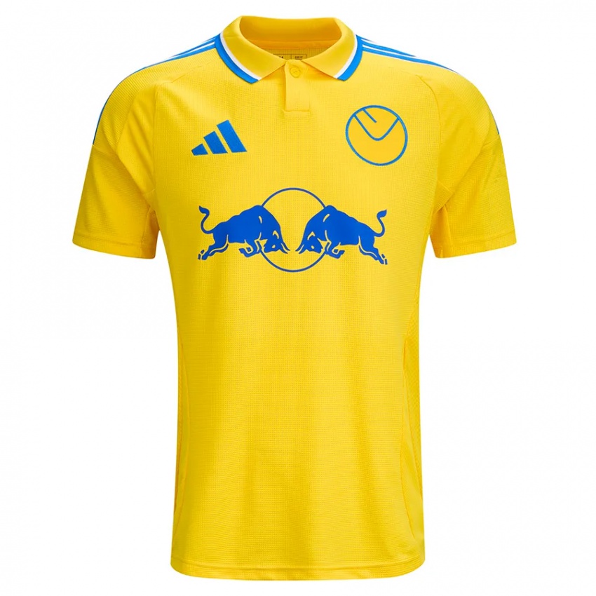 Kinder Ilia Gruev #44 Gelb Blau Auswärtstrikot Trikot 2024/25 T-Shirt Belgien