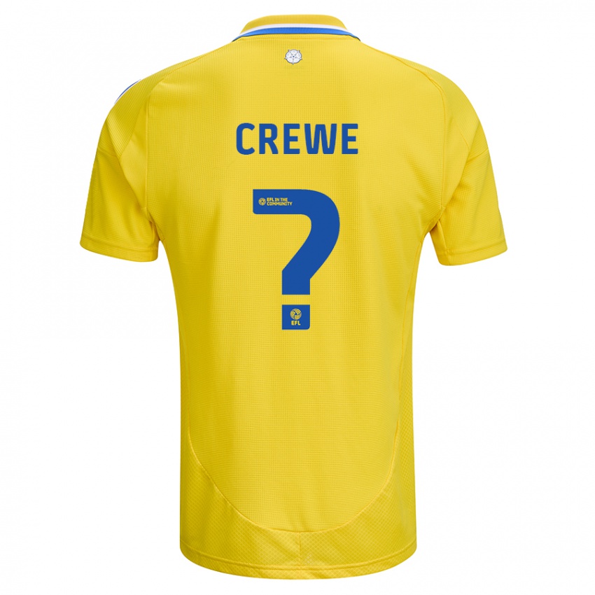 Kinder Charlie Crewe #0 Gelb Blau Auswärtstrikot Trikot 2024/25 T-Shirt Belgien