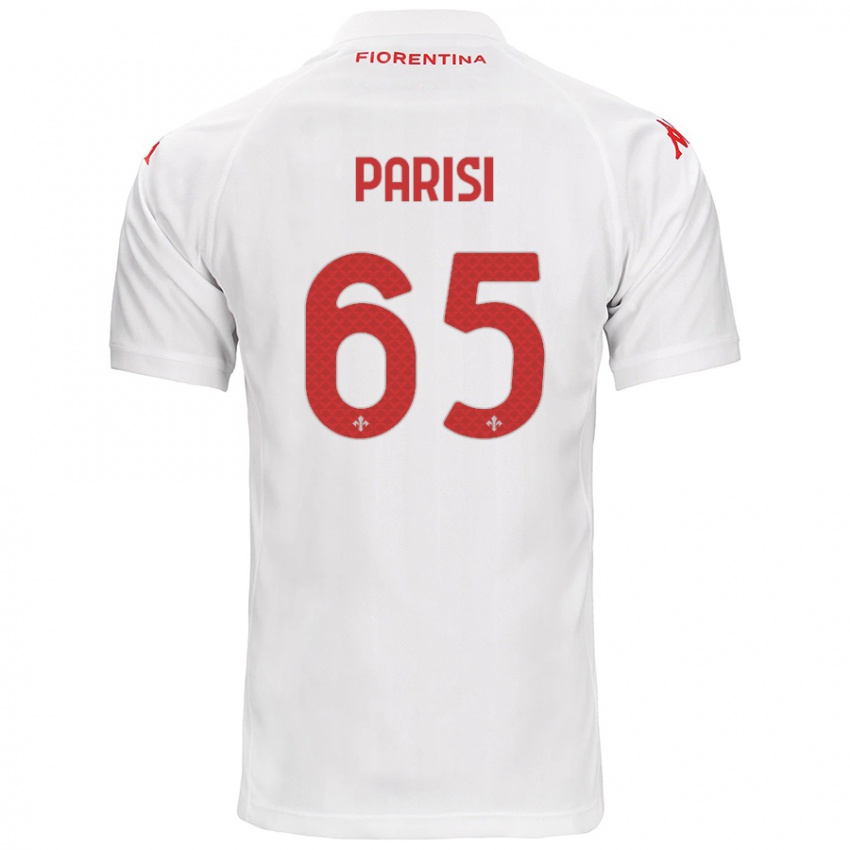 Kinder Fabiano Parisi #65 Weiß Auswärtstrikot Trikot 2024/25 T-Shirt Belgien