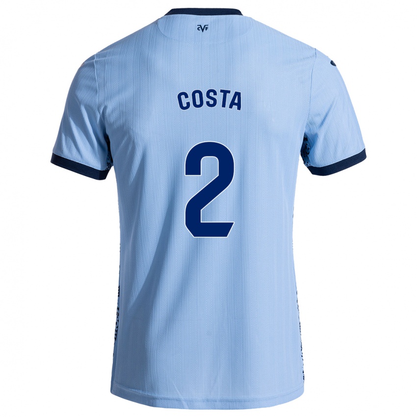 Kinder Logan Costa #2 Himmelblau Auswärtstrikot Trikot 2024/25 T-Shirt Belgien