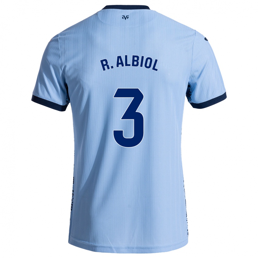 Kinderen Raúl Albiol #3 Hemelsblauw Uitshirt Uittenue 2024/25 T-Shirt België