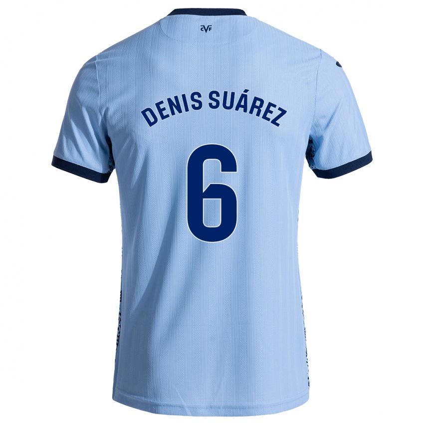 Kinder Denis Suárez #6 Himmelblau Auswärtstrikot Trikot 2024/25 T-Shirt Belgien