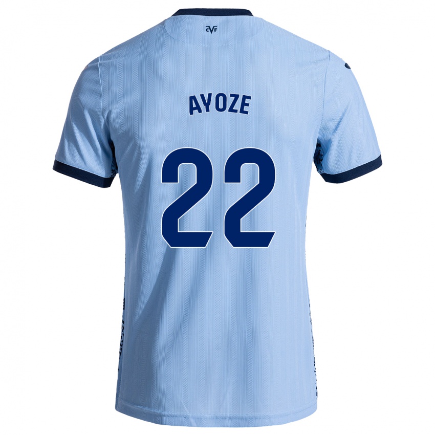 Kinder Ayoze Pérez #22 Himmelblau Auswärtstrikot Trikot 2024/25 T-Shirt Belgien