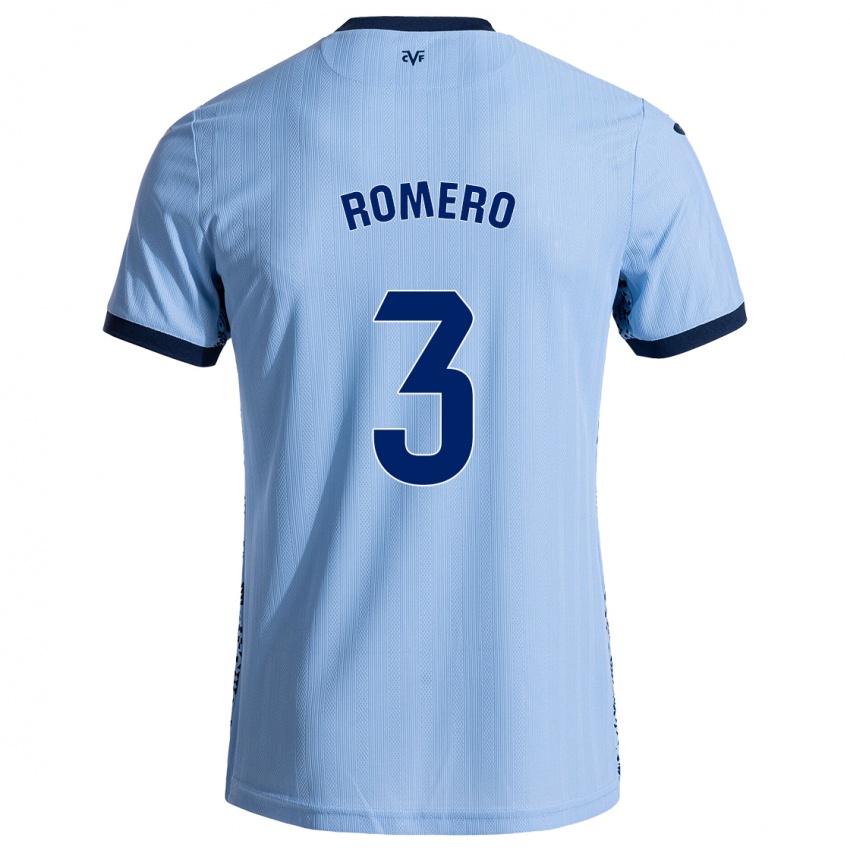 Kinder Cristo Romero #3 Himmelblau Auswärtstrikot Trikot 2024/25 T-Shirt Belgien