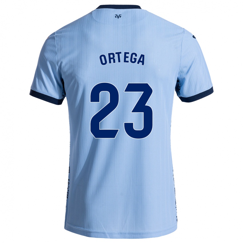 Kinder Jordi Ortega #23 Himmelblau Auswärtstrikot Trikot 2024/25 T-Shirt Belgien