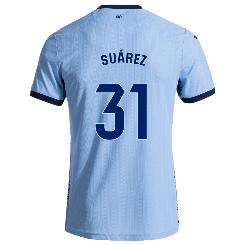 Kinderen Adri Suárez #31 Hemelsblauw Uitshirt Uittenue 2024/25 T-Shirt België