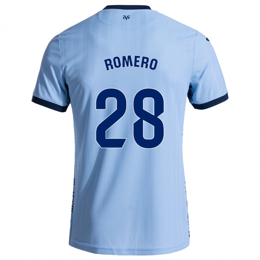 Kinder María Romero #28 Himmelblau Auswärtstrikot Trikot 2024/25 T-Shirt Belgien