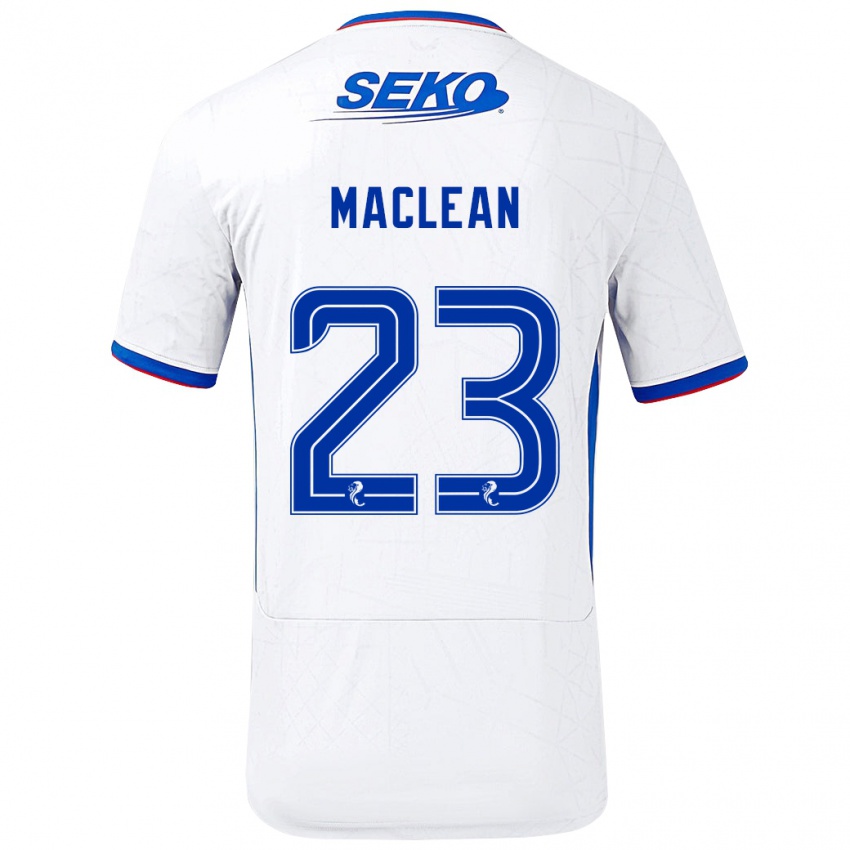 Kinderen Kirsty Maclean #23 Wit Blauw Uitshirt Uittenue 2024/25 T-Shirt België