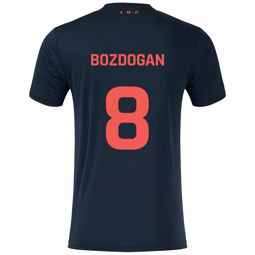 Kinderen Can Bozdogan #8 Zwart Rood Uitshirt Uittenue 2024/25 T-Shirt België