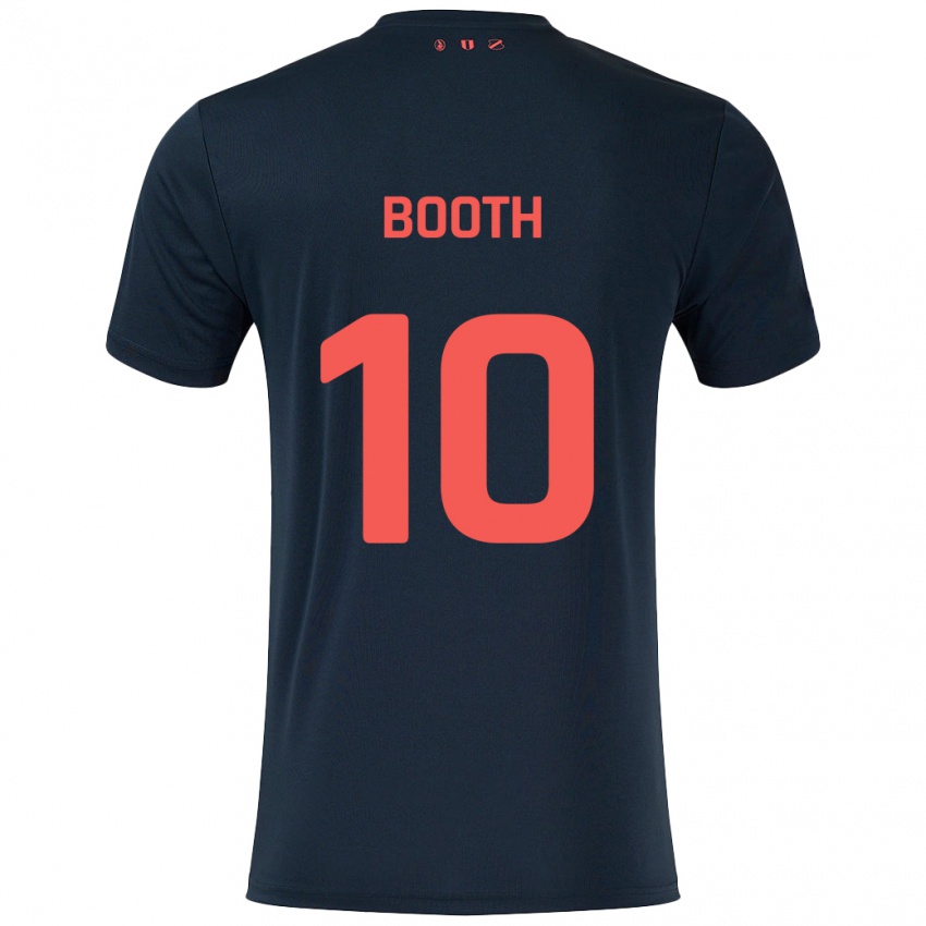 Kinderen Taylor Booth #10 Zwart Rood Uitshirt Uittenue 2024/25 T-Shirt België