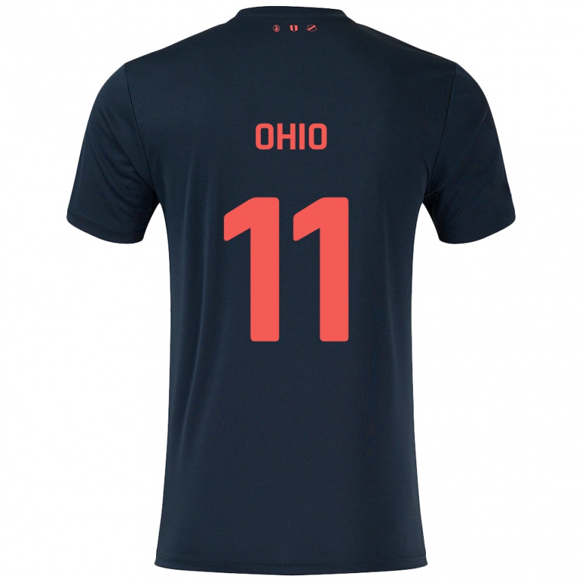 Kinderen Noah Ohio #11 Zwart Rood Uitshirt Uittenue 2024/25 T-Shirt België