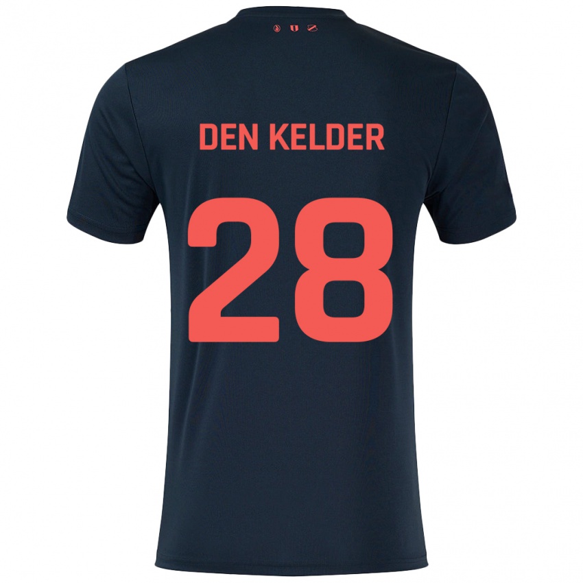 Kinderen Gera Op Den Kelder #28 Zwart Rood Uitshirt Uittenue 2024/25 T-Shirt België