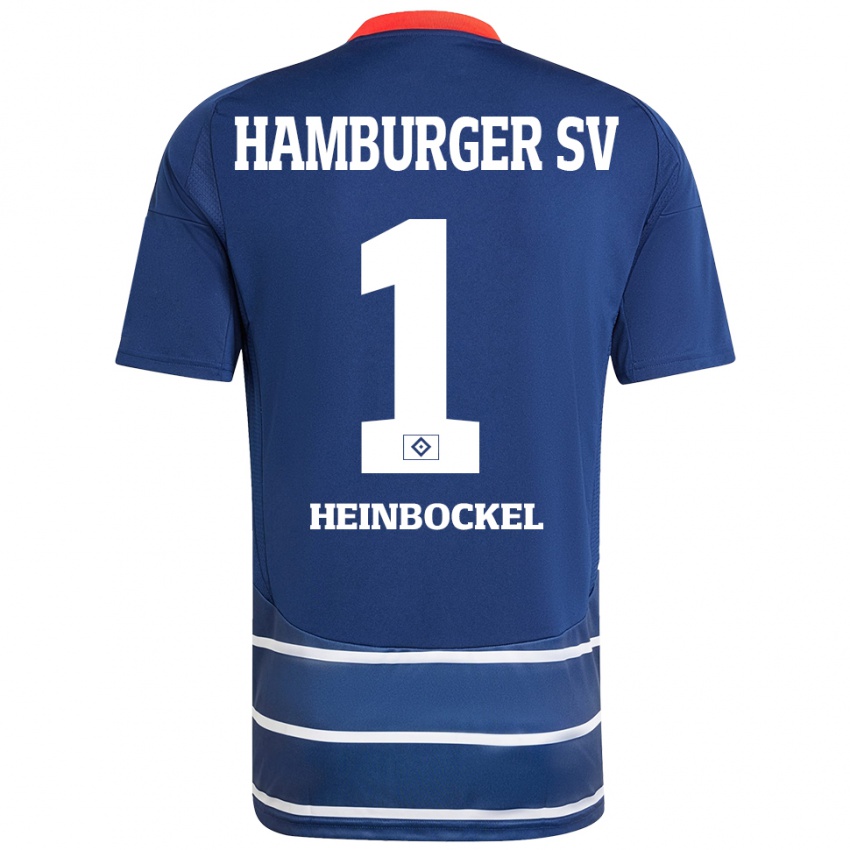 Kinderen Simon Heinbockel #1 Donkerblauw Uitshirt Uittenue 2024/25 T-Shirt België