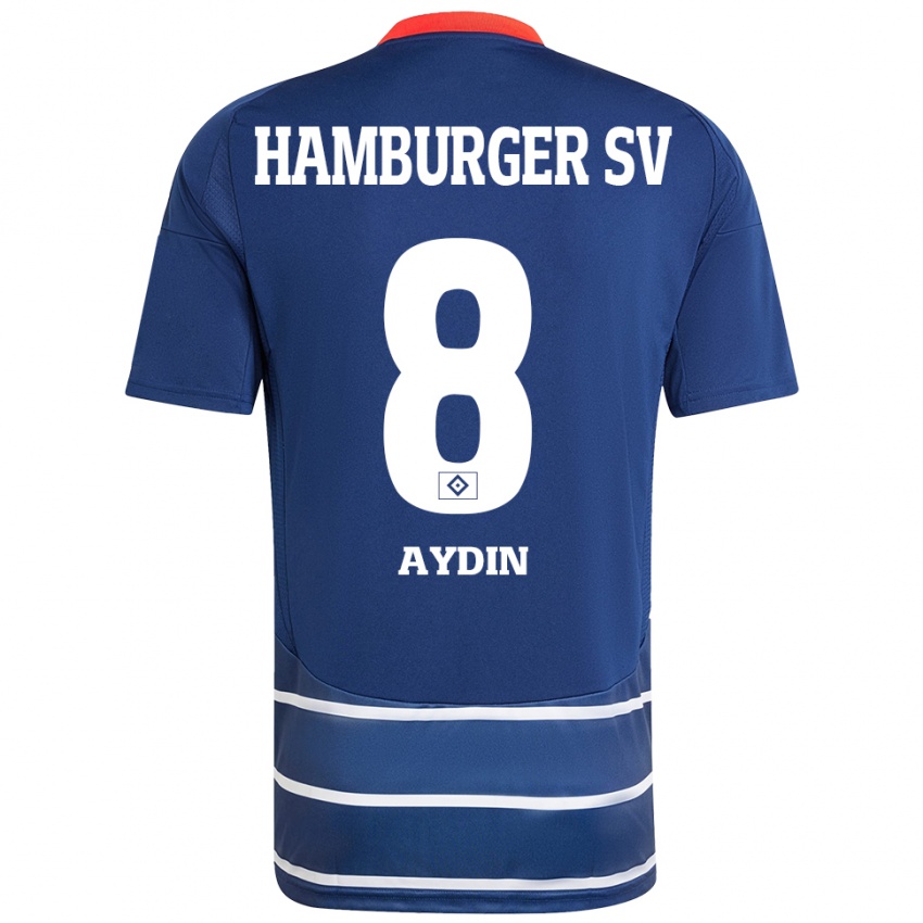 Enfant Maillot Songül Aydin #8 Bleu Foncé Tenues Extérieur 2024/25 T-Shirt Belgique