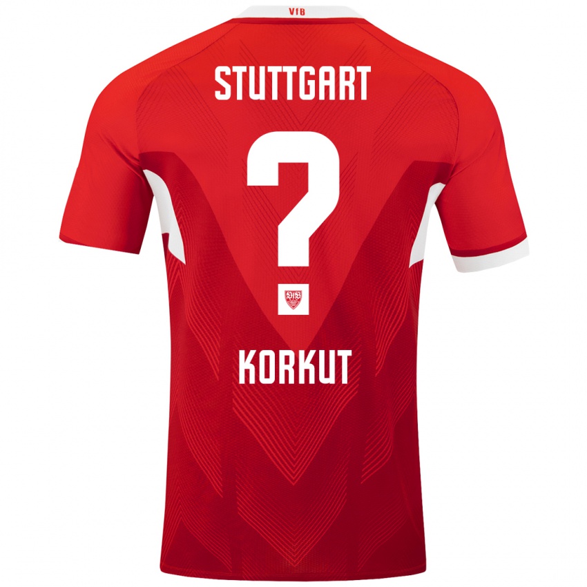 Kinder Efe Korkut #0 Rot Weiß Auswärtstrikot Trikot 2024/25 T-Shirt Belgien