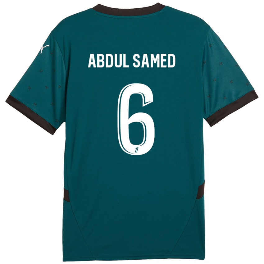 Kinderen Salis Abdul Samed #6 Donkergroen Uitshirt Uittenue 2024/25 T-Shirt België