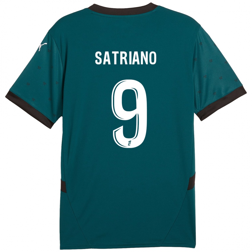 Enfant Maillot Martín Satriano #9 Vert Foncé Tenues Extérieur 2024/25 T-Shirt Belgique