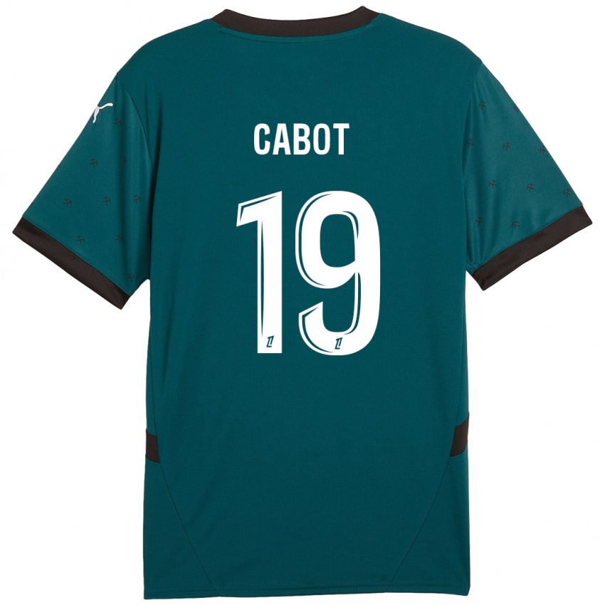 Enfant Maillot Jimmy Cabot #19 Vert Foncé Tenues Extérieur 2024/25 T-Shirt Belgique