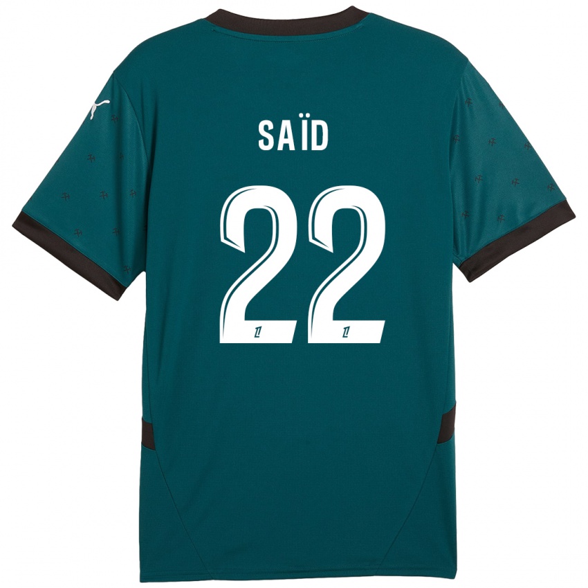 Kinderen Wesley Saïd #22 Donkergroen Uitshirt Uittenue 2024/25 T-Shirt België