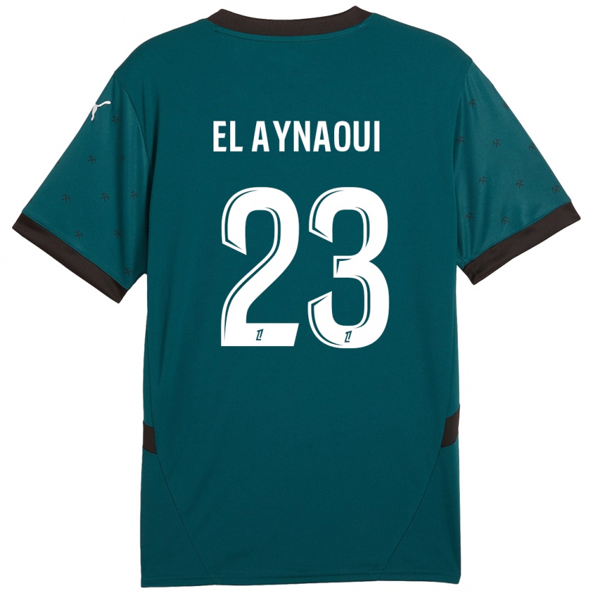 Kinderen Neil El Aynaoui #23 Donkergroen Uitshirt Uittenue 2024/25 T-Shirt België