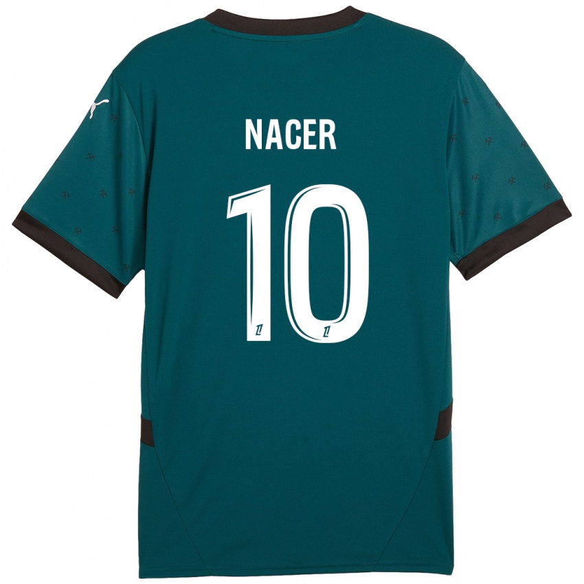 Kinderen Myriem Nacer #10 Donkergroen Uitshirt Uittenue 2024/25 T-Shirt België