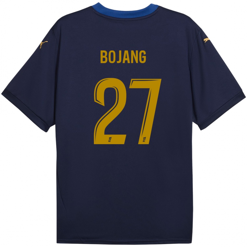 Enfant Maillot Adama Bojang #27 Bleu Marine Doré Tenues Extérieur 2024/25 T-Shirt Belgique