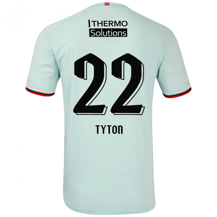 Kinderen Przemyslaw Tyton #22 Lichtgroen Uitshirt Uittenue 2024/25 T-Shirt België