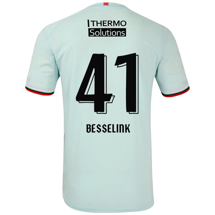 Kinderen Gijs Besselink #41 Lichtgroen Uitshirt Uittenue 2024/25 T-Shirt België