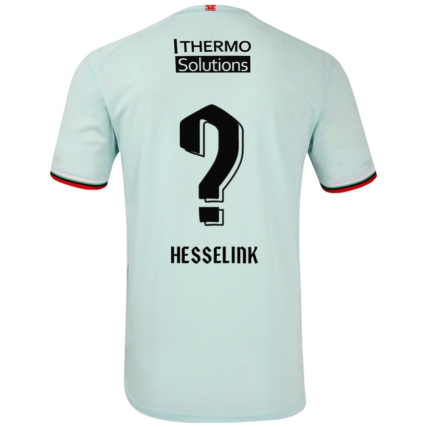 Kinderen Lucas Vennegoor Of Hesselink #0 Lichtgroen Uitshirt Uittenue 2024/25 T-Shirt België