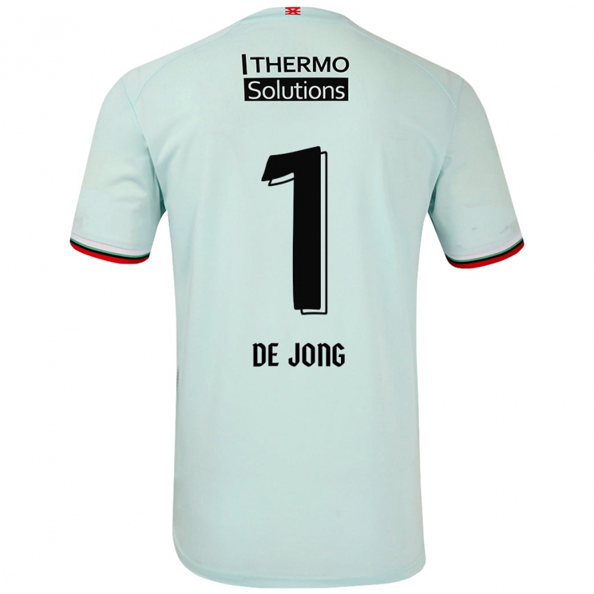 Kinderen Daniëlle De Jong #1 Lichtgroen Uitshirt Uittenue 2024/25 T-Shirt België