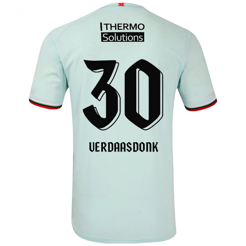 Kinderen Suus Verdaasdonk #30 Lichtgroen Uitshirt Uittenue 2024/25 T-Shirt België