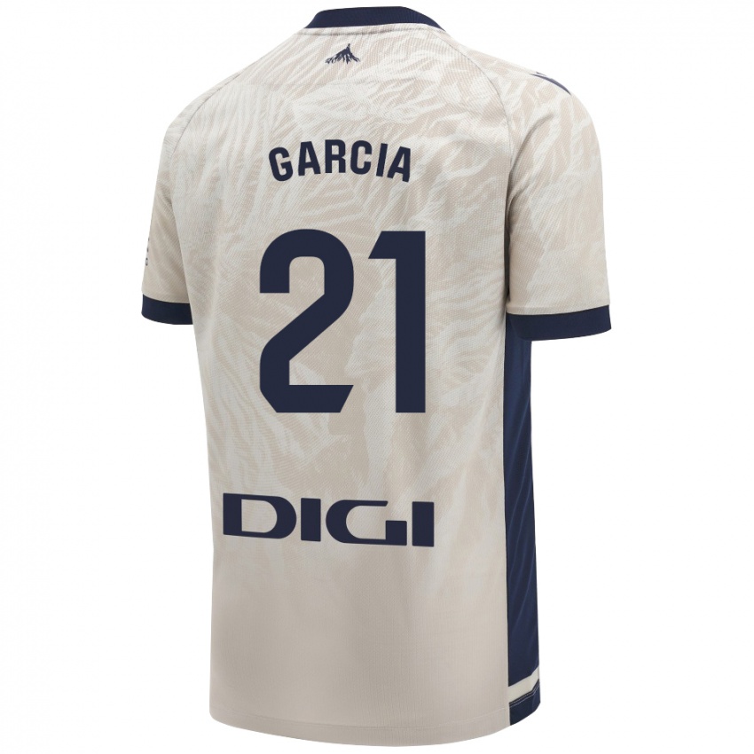 Kinderen Jon García #21 Lichtgrijs Uitshirt Uittenue 2024/25 T-Shirt België