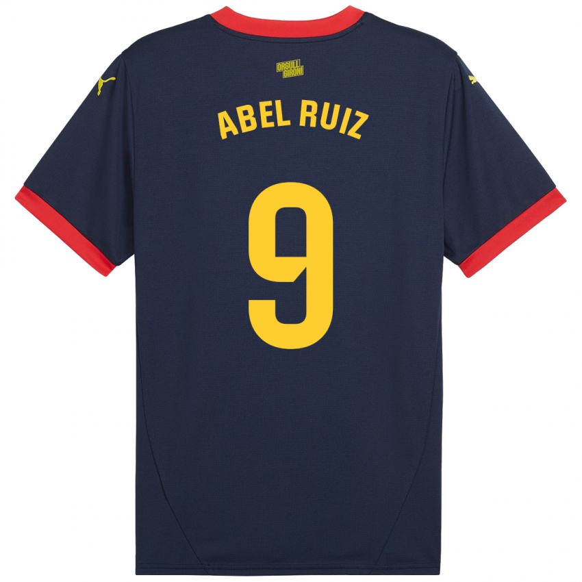 Kinderen Abel Ruiz #9 Marineblauw Uitshirt Uittenue 2024/25 T-Shirt België