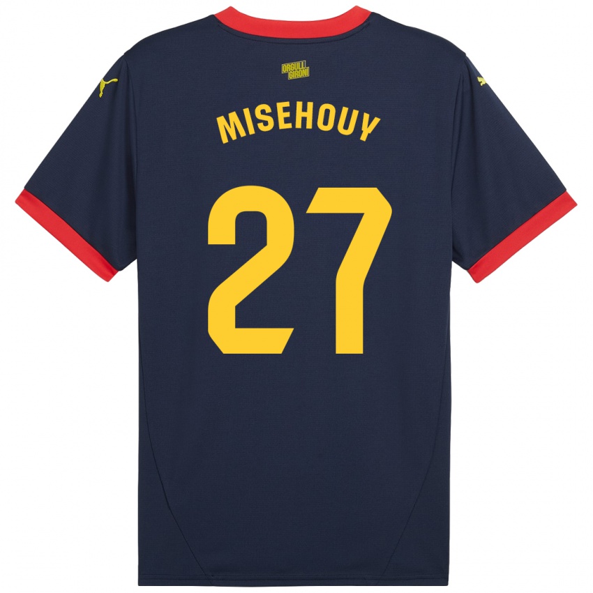 Kinderen Gabriel Misehouy #27 Marineblauw Uitshirt Uittenue 2024/25 T-Shirt België