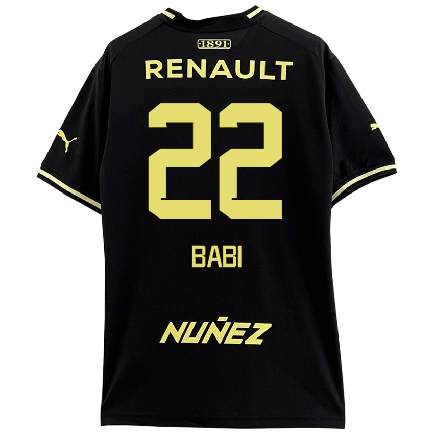 Kinderen Matheus Babi #22 Zwart Geel Uitshirt Uittenue 2024/25 T-Shirt België