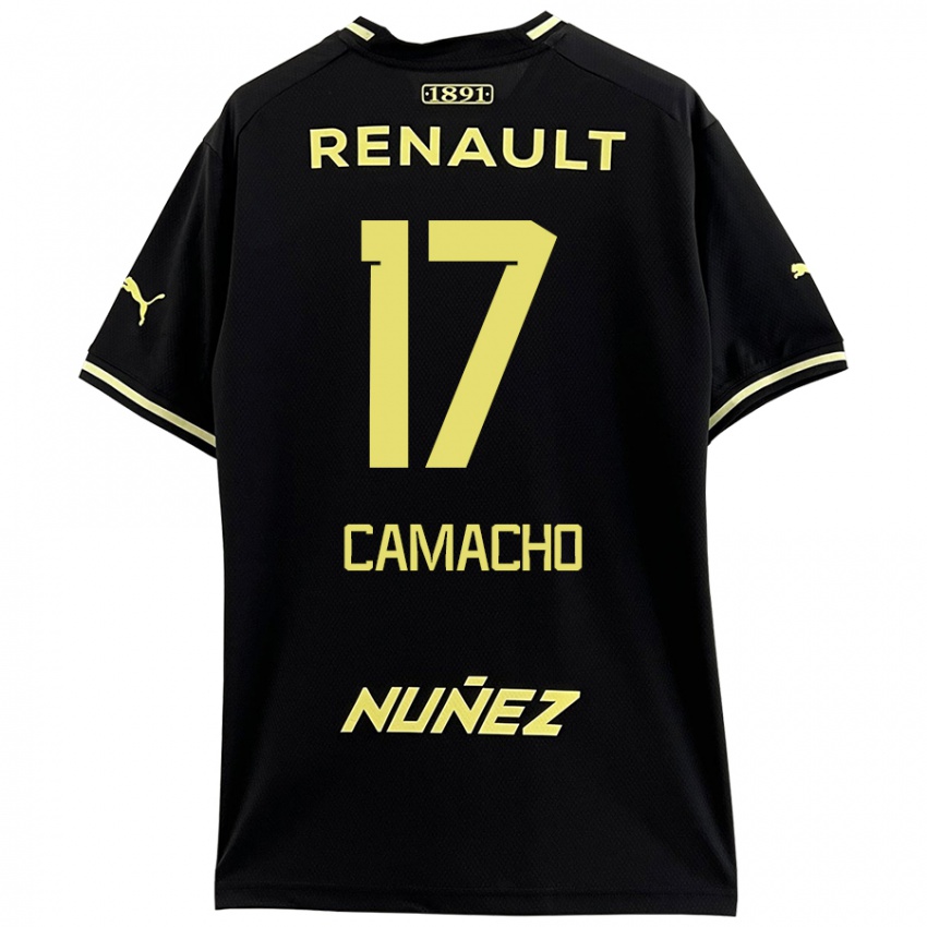 Kinderen Sebastián Camacho #17 Zwart Geel Uitshirt Uittenue 2024/25 T-Shirt België