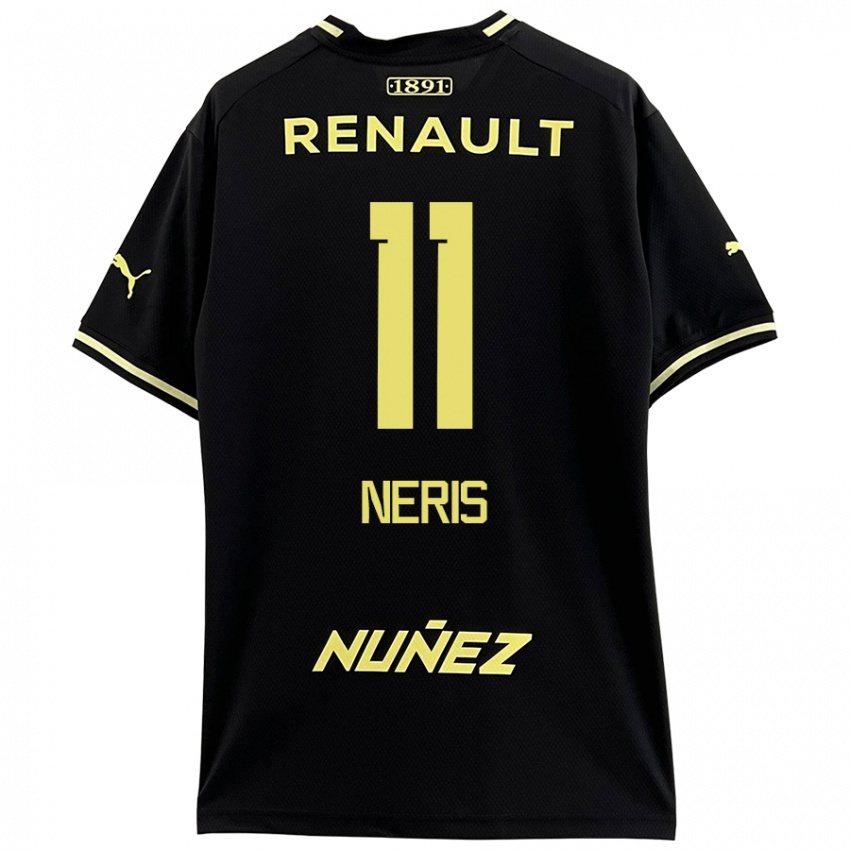 Kinderen José Neris #11 Zwart Geel Uitshirt Uittenue 2024/25 T-Shirt België