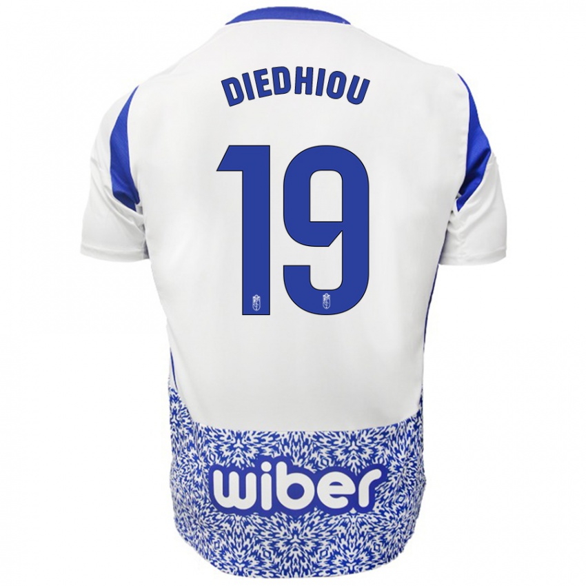 Kinder Famara Diédhiou #19 Weiß Blau Auswärtstrikot Trikot 2024/25 T-Shirt Belgien