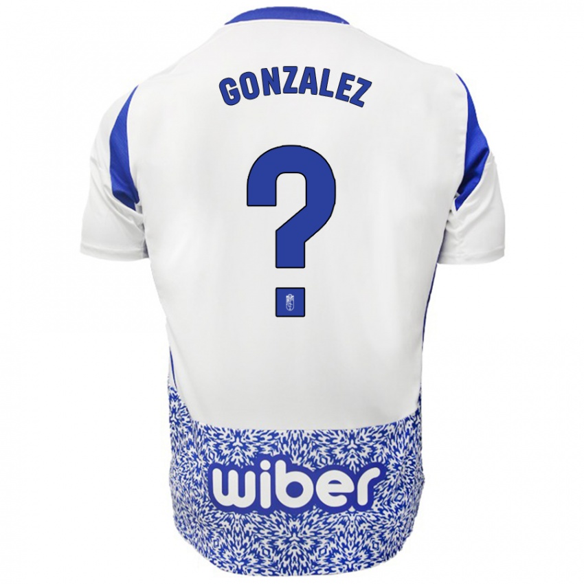 Kinder Paco González #0 Weiß Blau Auswärtstrikot Trikot 2024/25 T-Shirt Belgien