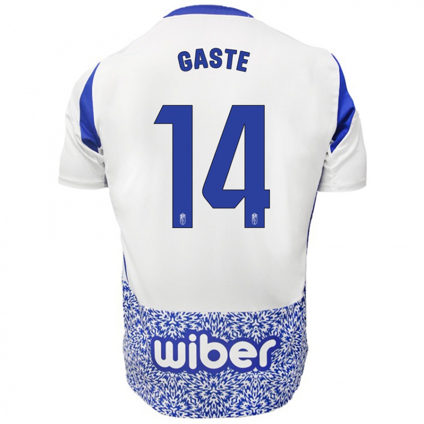 Kinder Gaste #14 Weiß Blau Auswärtstrikot Trikot 2024/25 T-Shirt Belgien