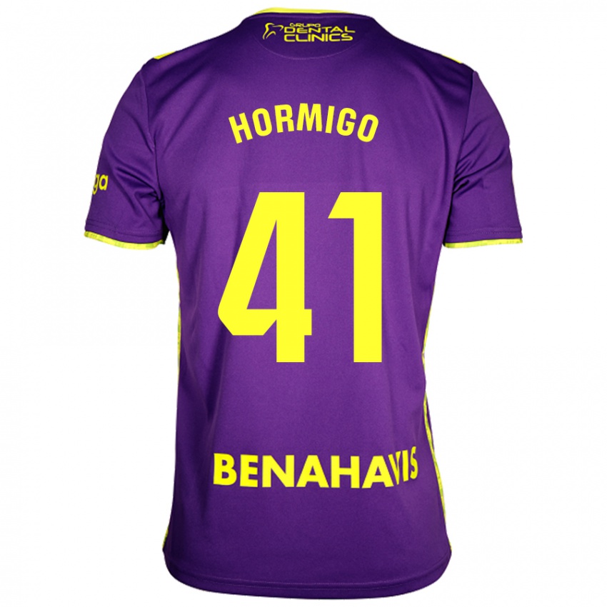 Kinderen Cintia Hormigo #41 Paars Geel Uitshirt Uittenue 2024/25 T-Shirt België