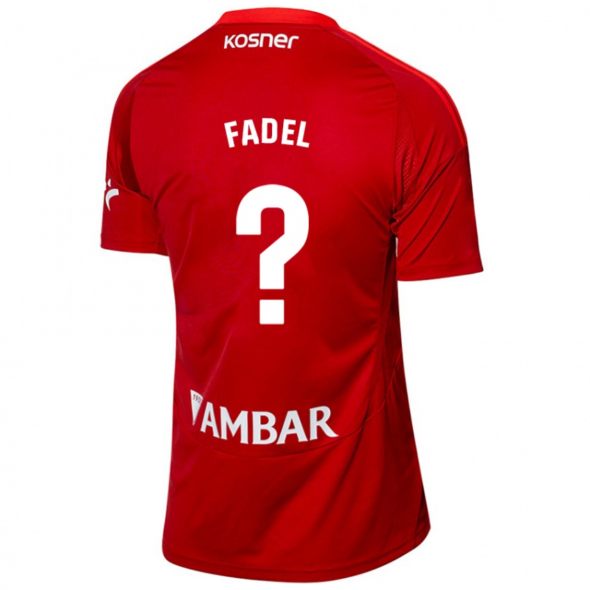 Kinderen Ismael Fadel #0 Wit Blauw Uitshirt Uittenue 2024/25 T-Shirt België