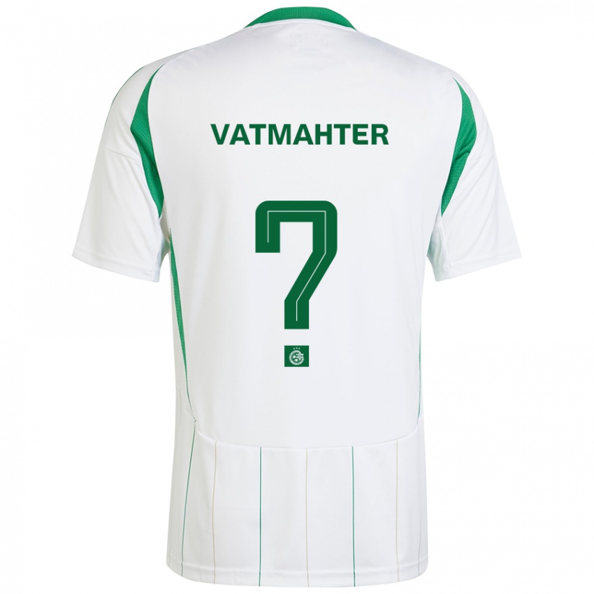 Kinderen Liam Vatmahter #0 Witgroen Uitshirt Uittenue 2024/25 T-Shirt België