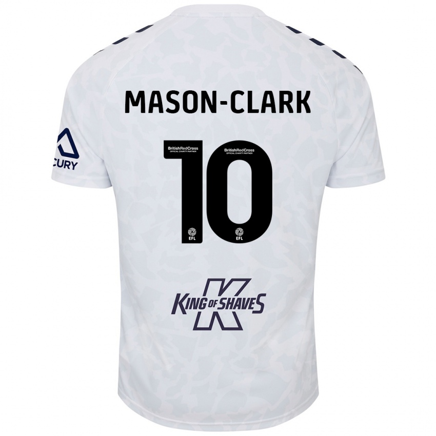 Kinderen Ephron Mason-Clark #10 Wit Uitshirt Uittenue 2024/25 T-Shirt België