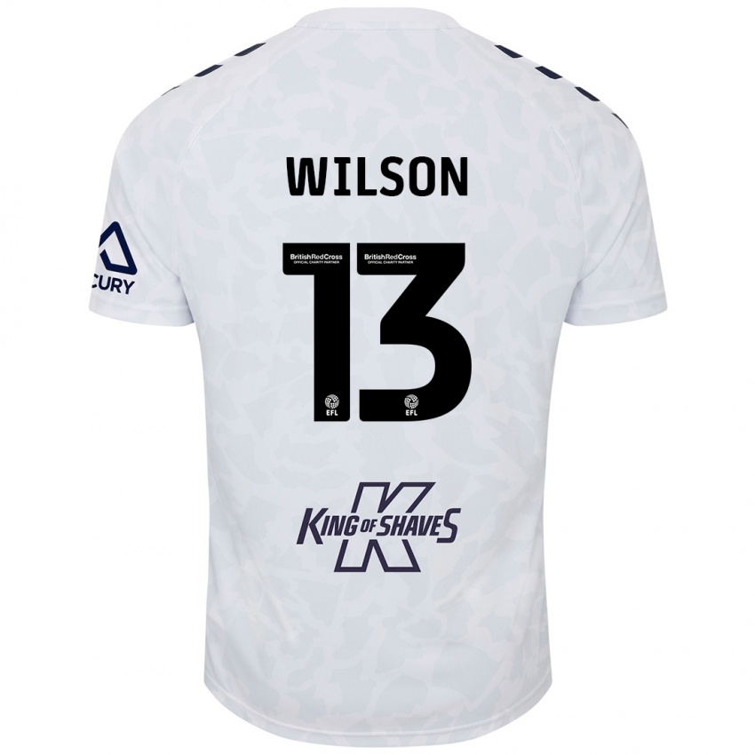 Kinderen Ben Wilson #13 Wit Uitshirt Uittenue 2024/25 T-Shirt België