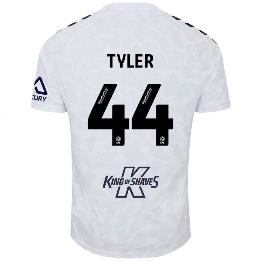 Kinderen Cian Tyler #44 Wit Uitshirt Uittenue 2024/25 T-Shirt België