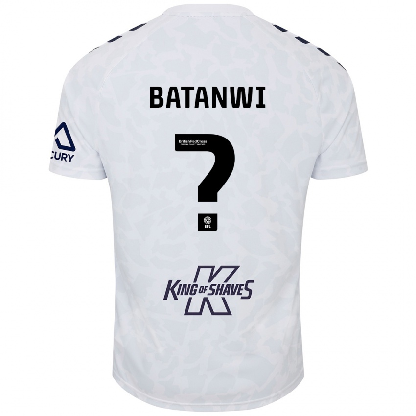 Kinderen Tristen Batanwi #0 Wit Uitshirt Uittenue 2024/25 T-Shirt België