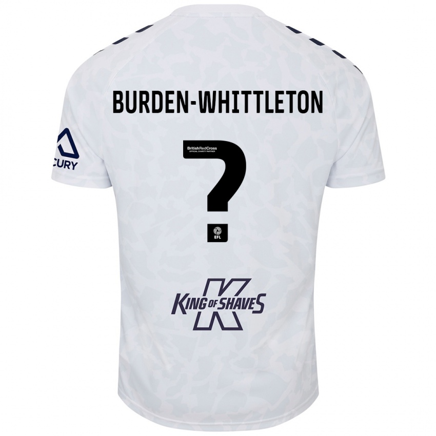 Kinderen Charlie Burden-Whittleton #0 Wit Uitshirt Uittenue 2024/25 T-Shirt België