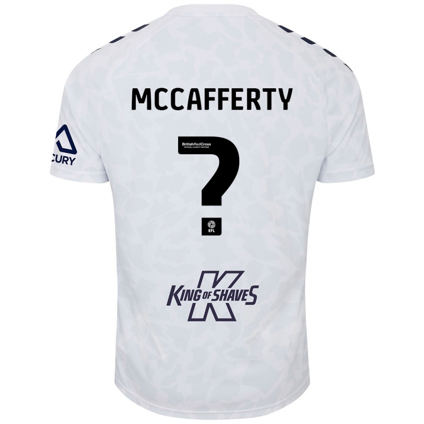 Kinderen Lewys Mccafferty #0 Wit Uitshirt Uittenue 2024/25 T-Shirt België